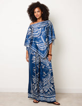 Scarf Print Trouser Set
