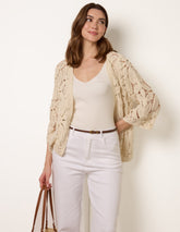 Crochet Tie Front Cardigan