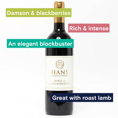 Hans Herzog, "Spirit of Marlborough" Merlot Cabernet 2018