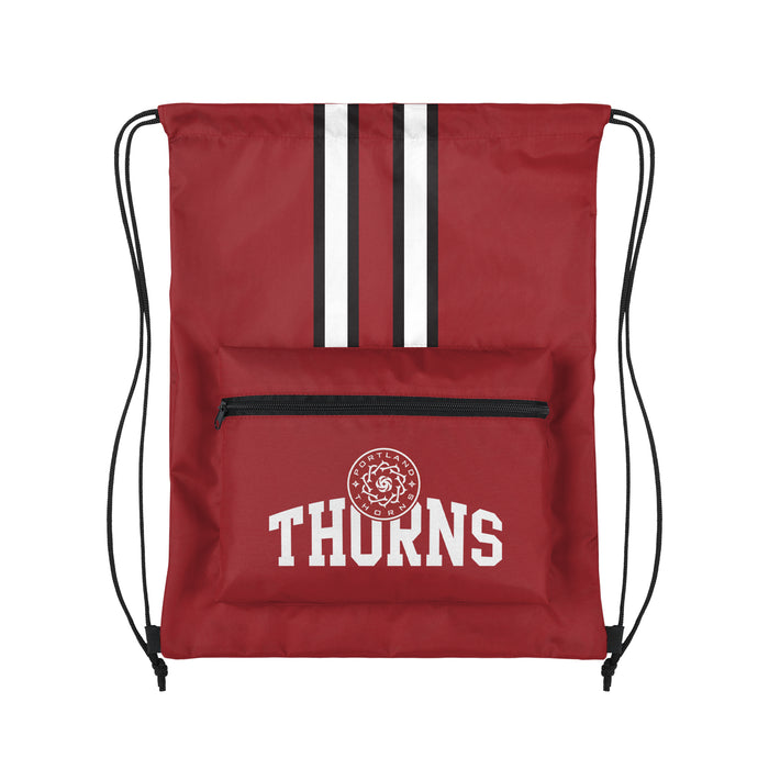 PORTLAND THORNS FC POCKET DRAWSTRING BACKPACK