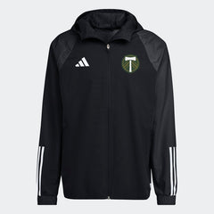 PORTLAND TIMBERS FC MEN'S LONG SLEEVE RAIN JACKET