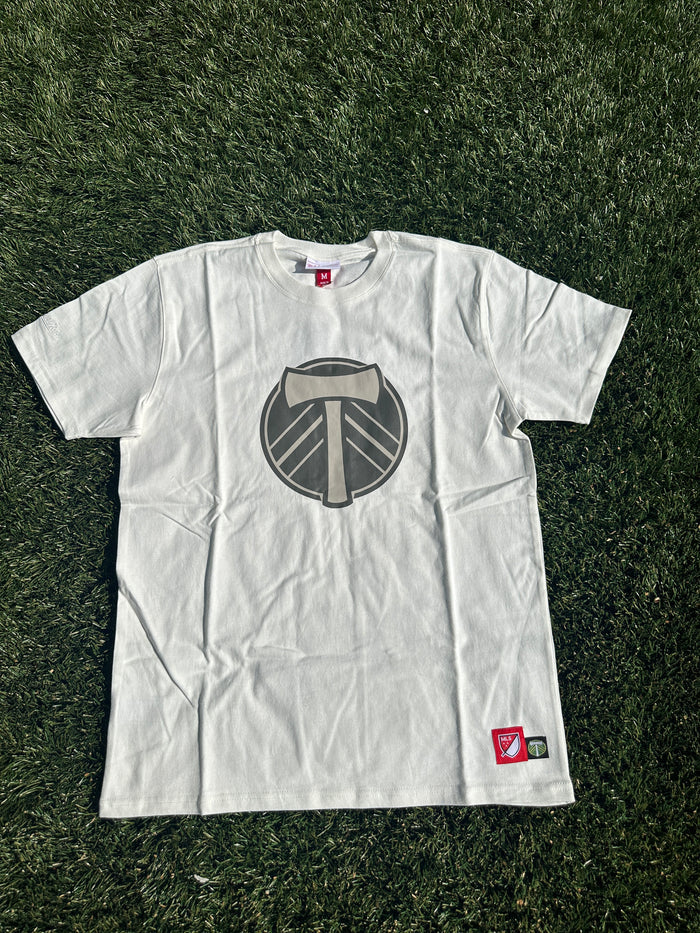 PORTLAND TIMBERS FC MEN'S SHORT SLEEVE CREAM TEE