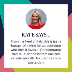 Cantine Sampietrana, Brindisi Riserva 2018 Kate Says