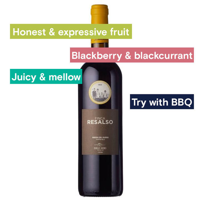 Emilio Moro, Finca Resalso Ribera del Duero and tasting notes