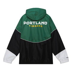 PORTLAND TIMBERS FC MEN'S LONG SLEEVE LIGHTWEIGHT WINDBREAKER